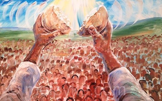 Jesus Feeds The 5000 | Melani Pyke - Blog