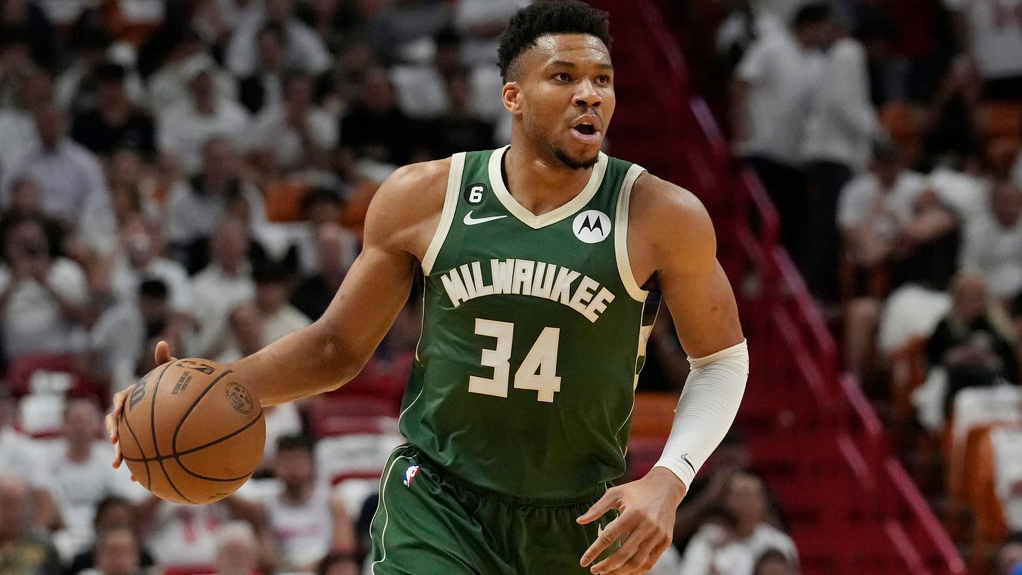 Giannis Antetokounmpo: Milwaukee Bucks star reveals new $186m three-year  deal | NBA News | Sky Sports