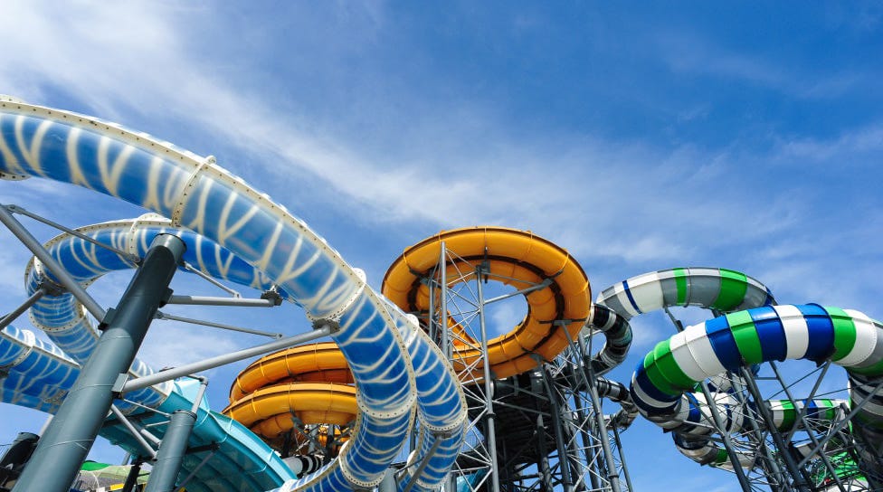 Speedy Jamezales body slide at AquArabia