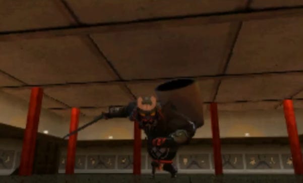 A video game of a person holding a sword

AI-generated content may be incorrect.