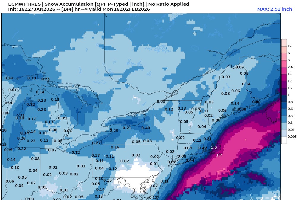 January 27, 2026 Tuesday Frigid Winter Weather