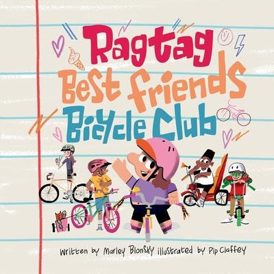 Ragtag Best Friends Bicycle Club by Marley Blonsky