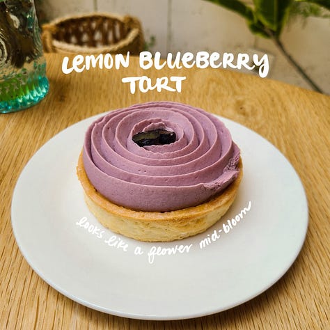 Copain Bakery Lemon Blueberry Tart