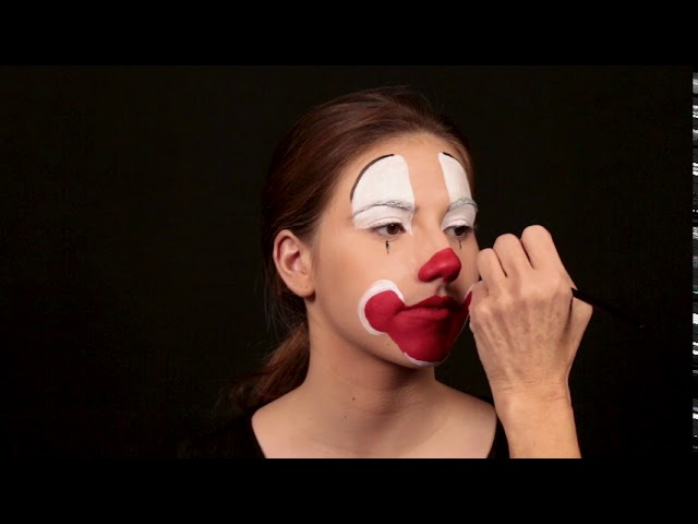 face paint example: clown - YouTube
