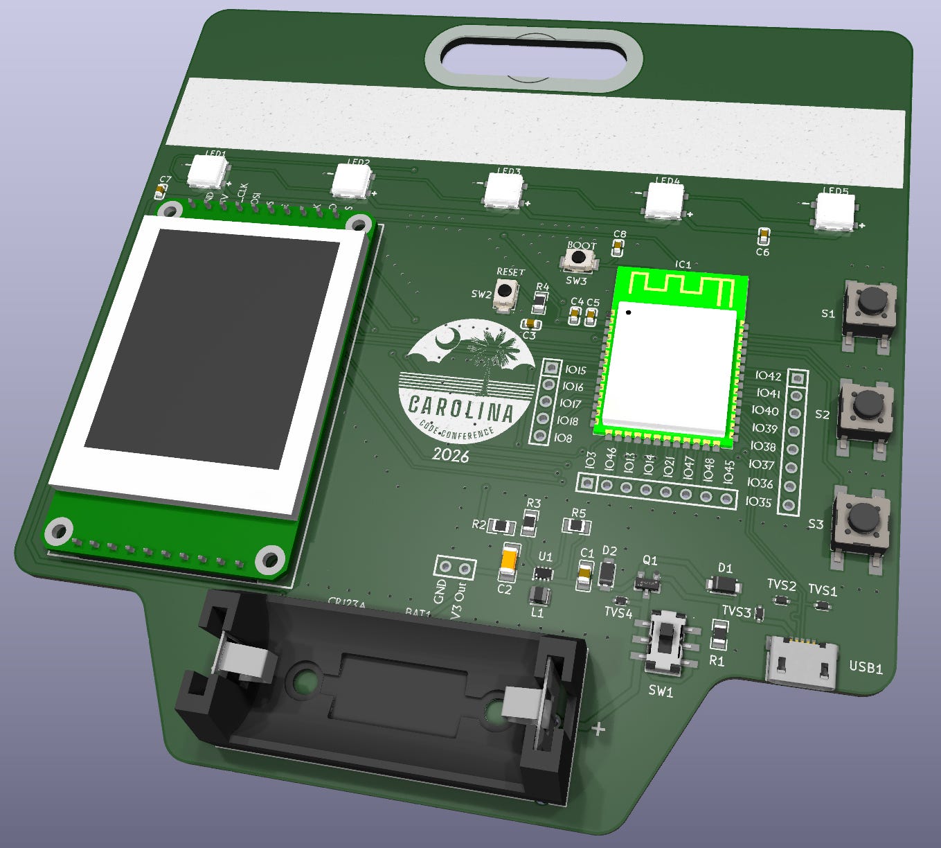 2026 Circuit Board Badge