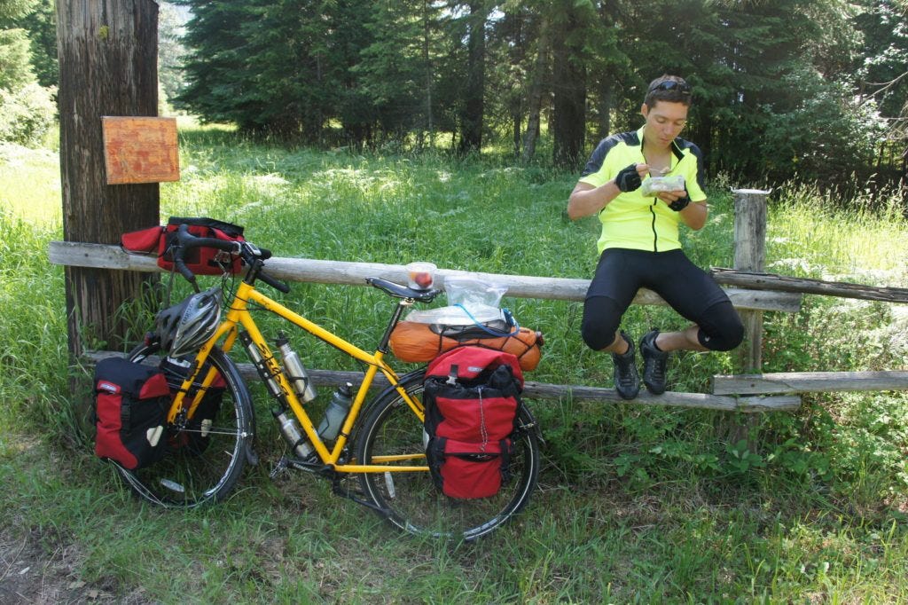 Catching a lunch break in SW Montana on a back road. Catching a lunch break in SW Montana on a back road.