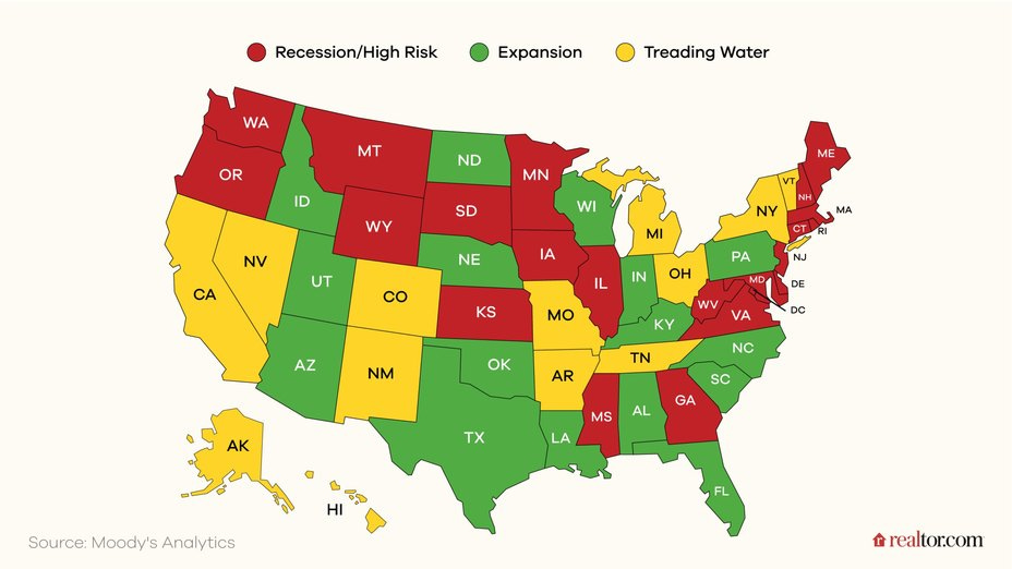22 State Economies Are In or Near Recession, Alarming Report Finds 22 State Economies Are In or Near Recession, Alarming Report Finds