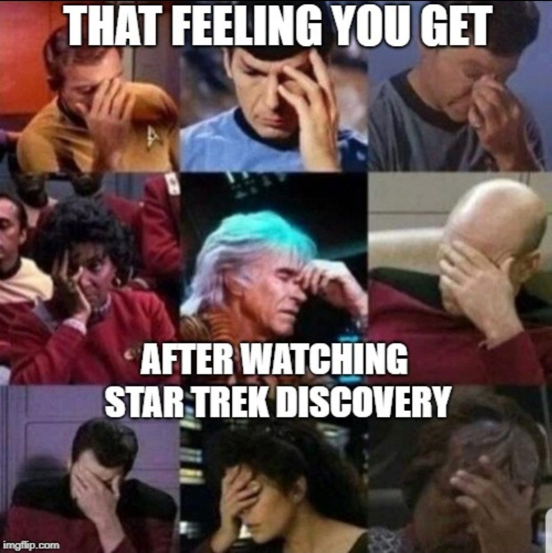STD SUCKS on X: "@StarTrek EWWWW STAR TREK DISCOVERY.  https://t.co/6qhJz1lV2H" / X