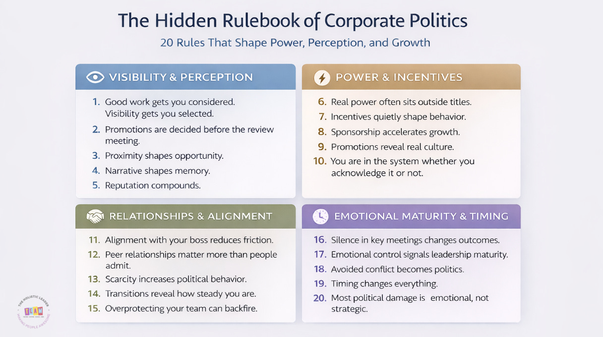 The Hidden Rulebook of Corporate Politics