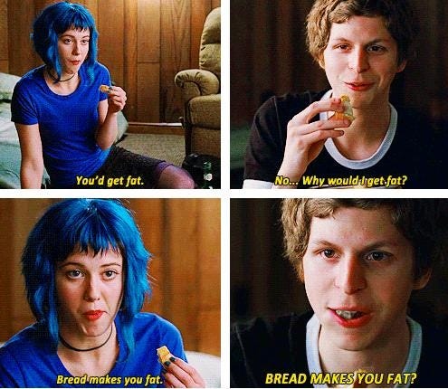 Bread makes you fat?!?!?!