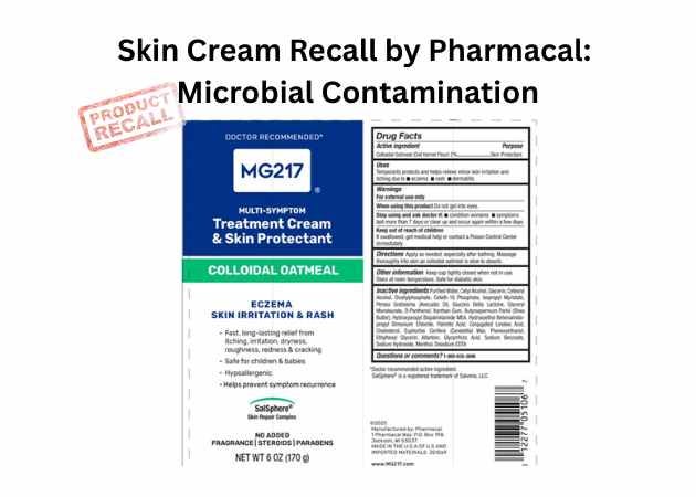 Skin Cream Recall of MG217 Eczema Cream due to Staph Bacteria Contamination