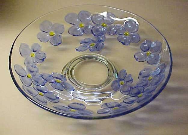 Dogwood Blue Console Bowl