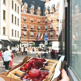 Wait, is that a Belgian waffle?