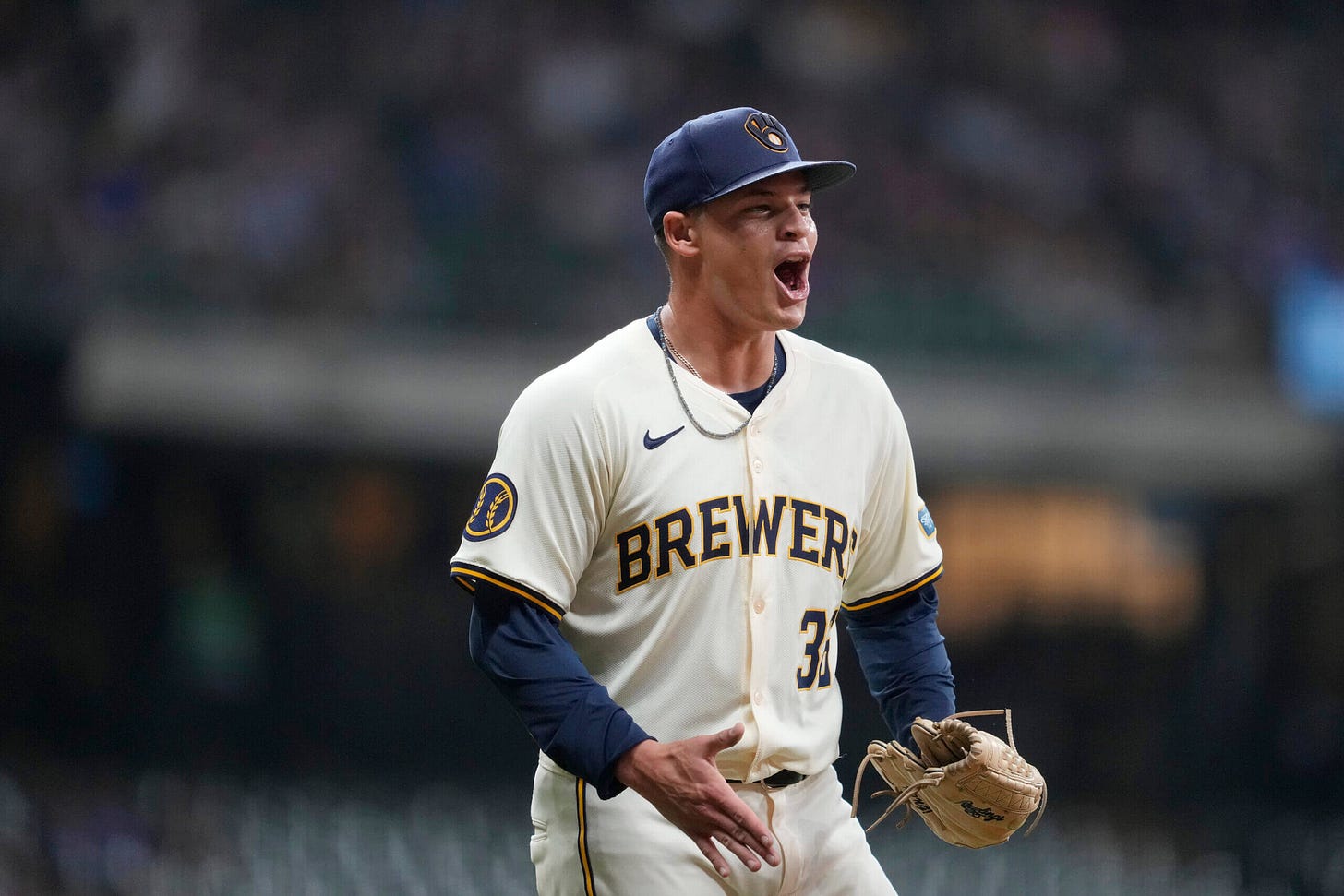 After seven seasons in the minors, Tobias Myers has become a key part of  the Brewers' rotation - The Athletic