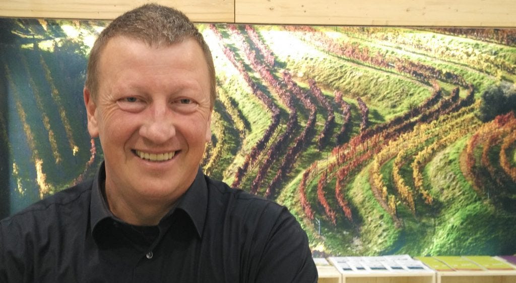 Damijan Podversic at Prowein, March 2017