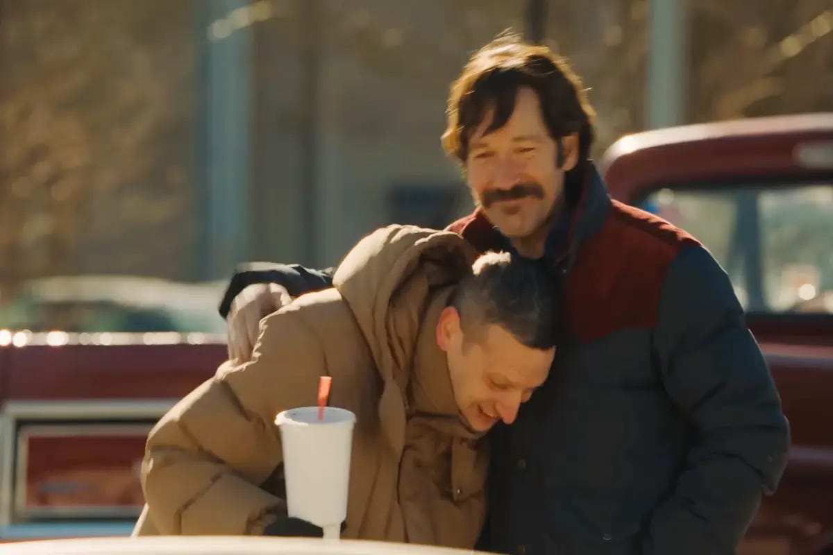 Tim Robinson and Paul Rudd in FRIENDSHIP
