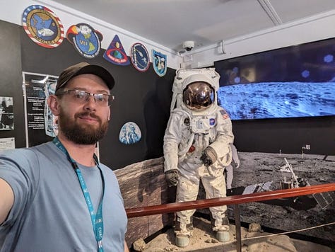 Michael Plis visit to CDSCC Canberra DSN NASA Listening Station.