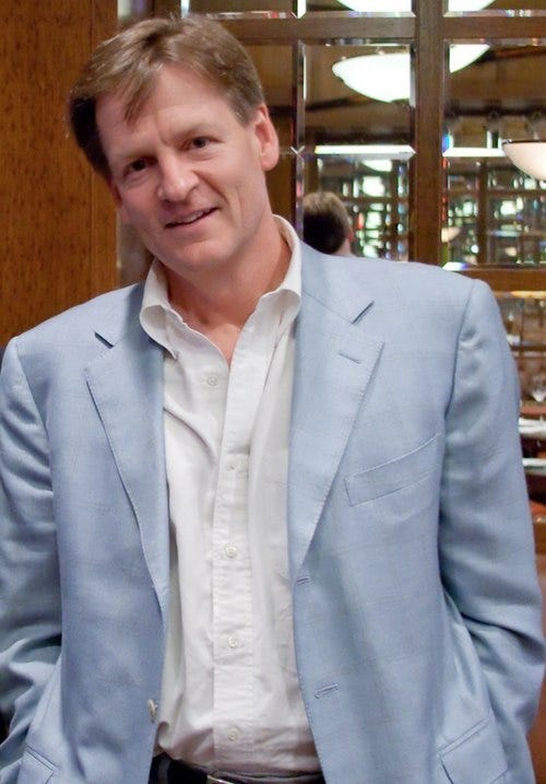 Michael Lewis in 2009. Author of Liar's Poker, Moneyball, and The Big Short — three books about arbitrage in three different industries.