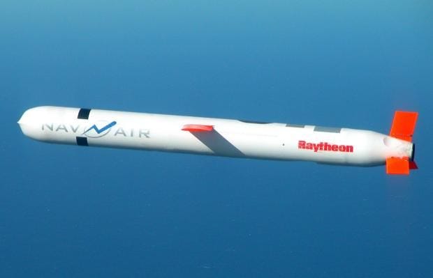The Tomahawk cruise missile is ideally suited for critical long-range, precision-strike missions against high-value targets The Tomahawk cruise missile is ideally suited for critical long-range, precision-strike missions against high-value targets