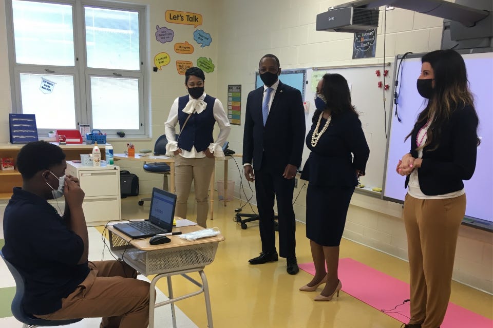 Camden schools reopen for in-person learning — but just for youngest  students- POLITICO