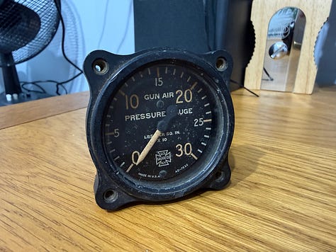 WW2 Air Pressure Gauge