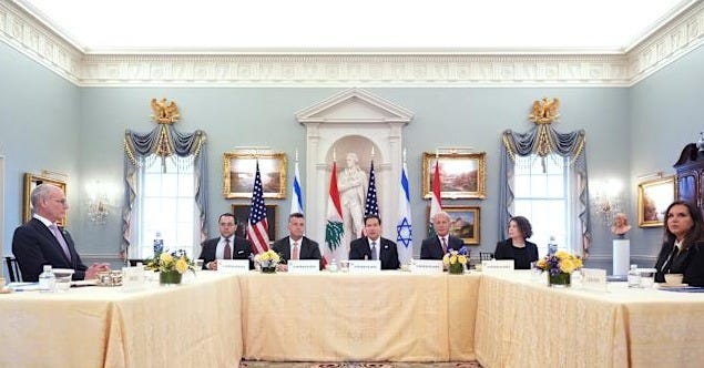 US hosts rare talks between Israel and Lebanon, but a ceasefire remains  elusive - AOL