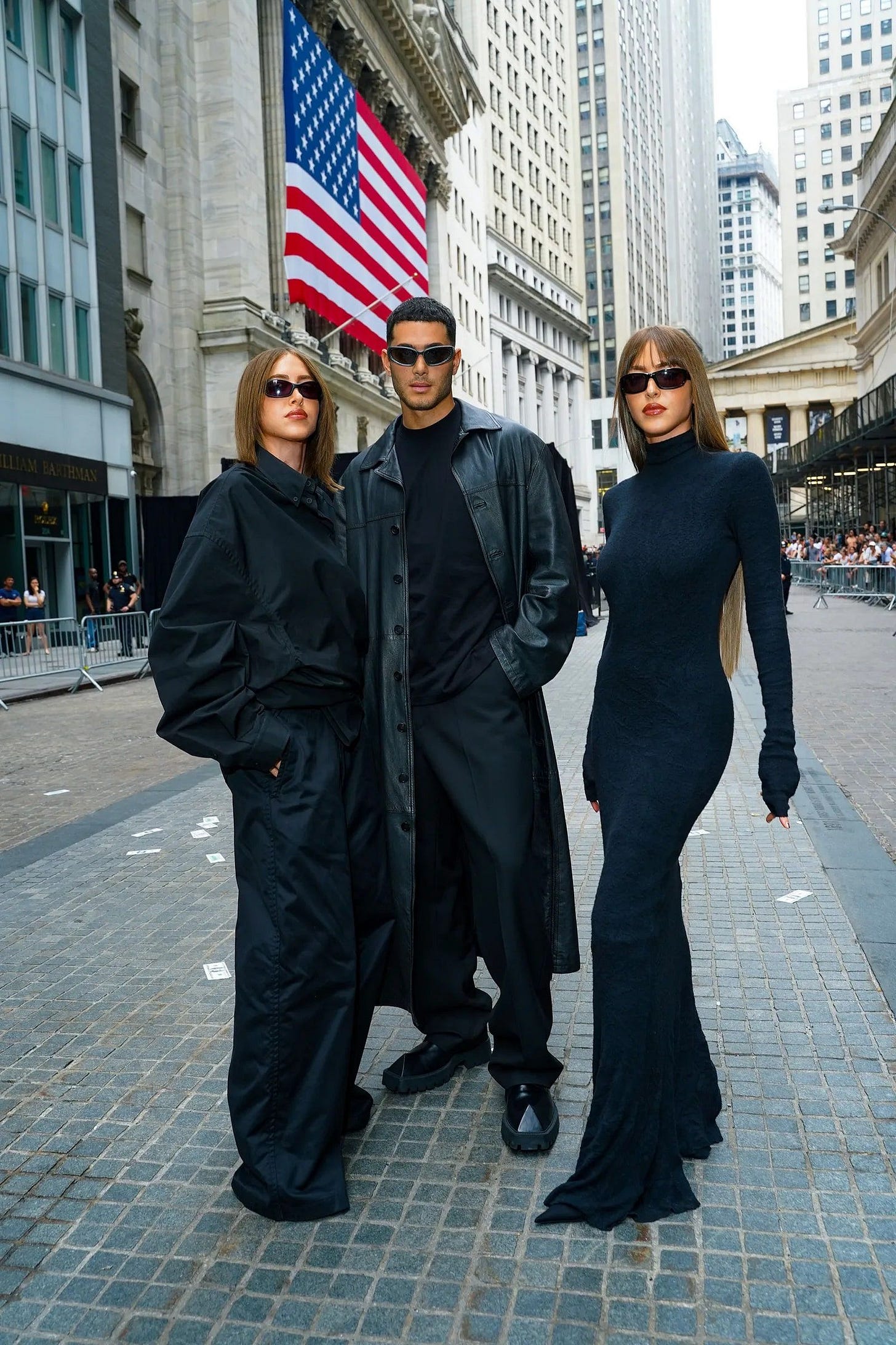 DJ duo and beauty entrepreneurs Simi and Haze Khadra with their brother Fai.