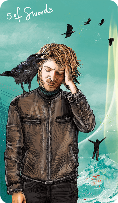 A Message from the Universe - 5 of Swords