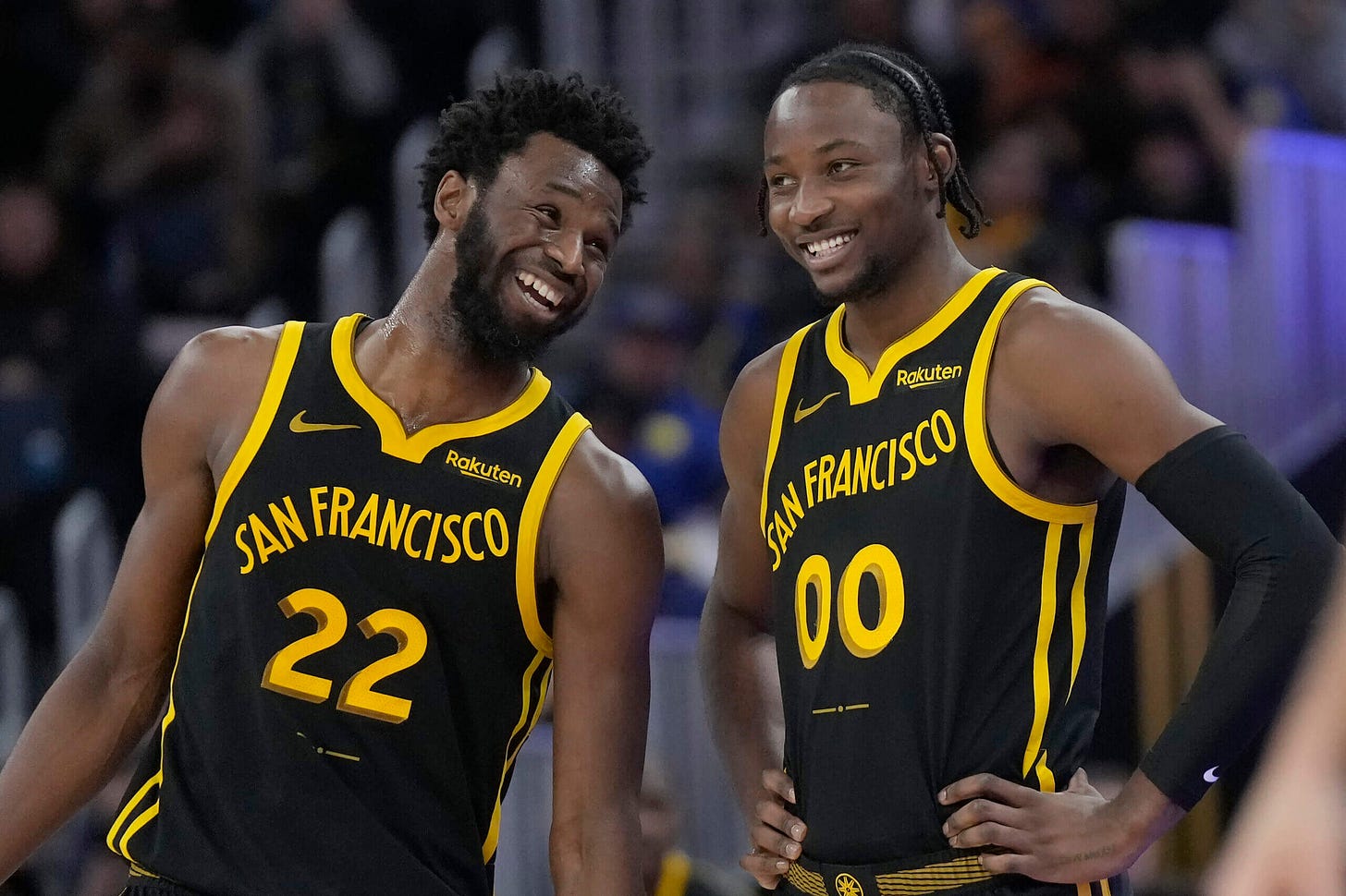 Kawakami: Can Andrew Wiggins and Jonathan Kuminga play together, and what  will the Warriors do if they can't? - The Athletic