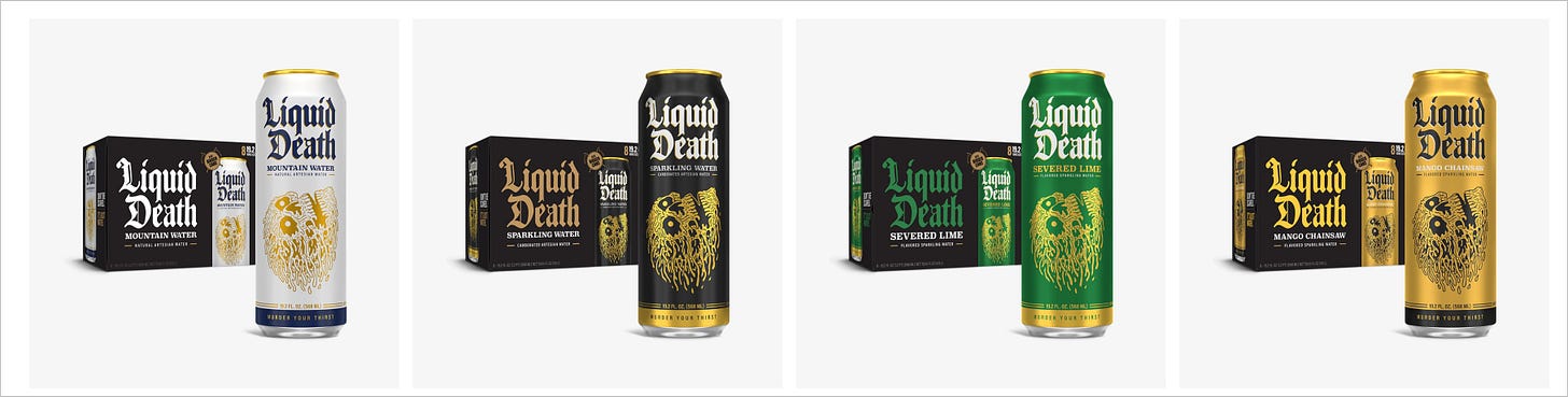 EL producto: Liquid Death EL producto: Liquid Death