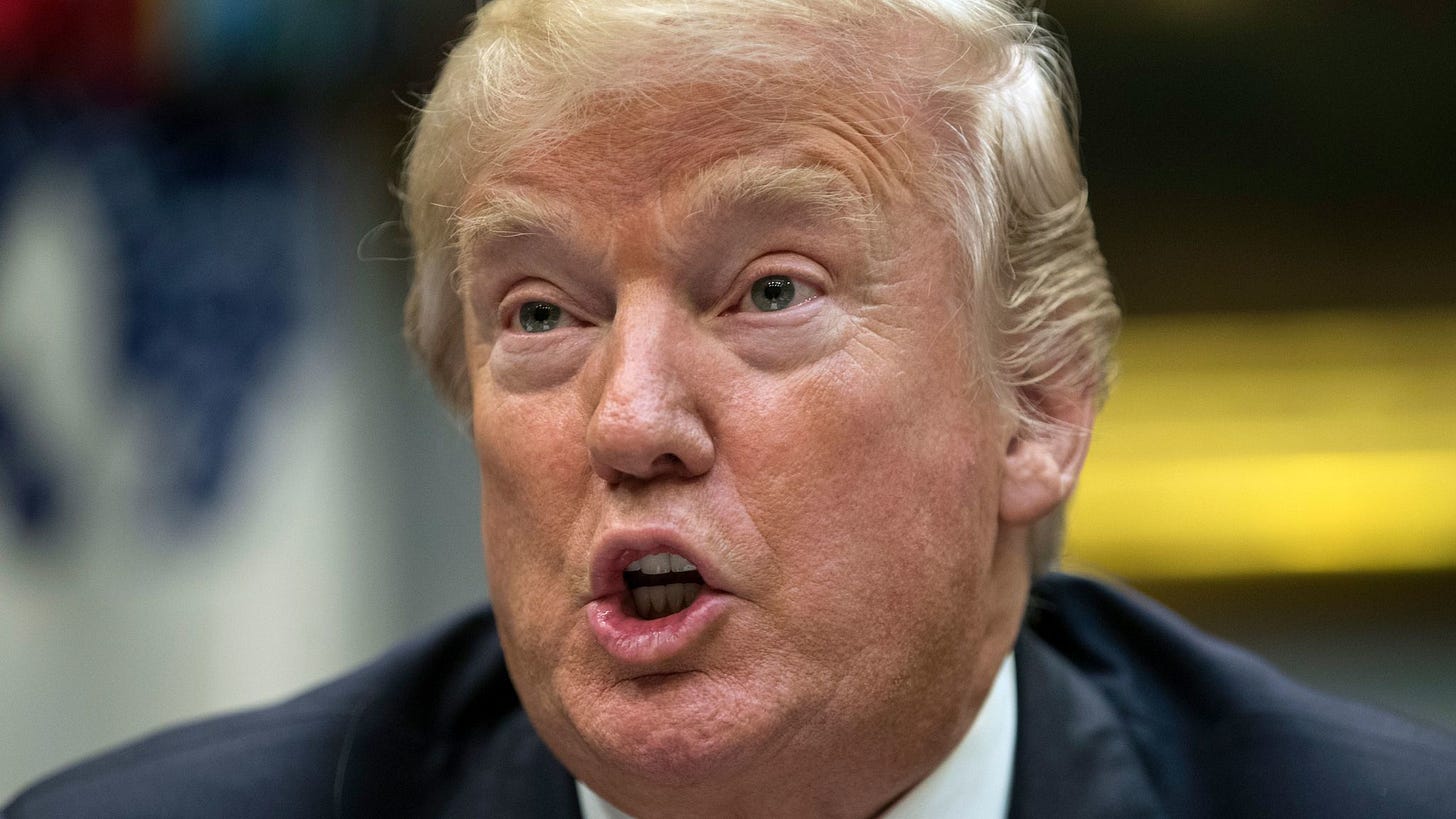 President Donald Trump speaks during a prison reform roundtable in the Roosevelt Room of the White House on Thursday, Jan. 11, 2018. President Donald Trump speaks during a prison reform roundtable in the Roosevelt Room of the White House on Thursday, Jan. 11, 2018.