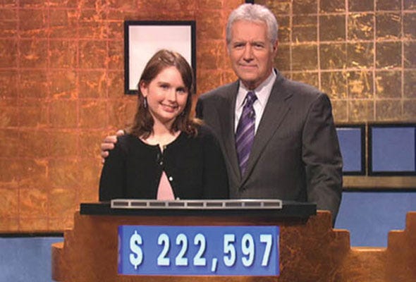 Seven Days in May: Grad student Larissa Kelly asks the right questions and  becomes the #3 winner in Jeopardy! history - Berkeley Graduate Division