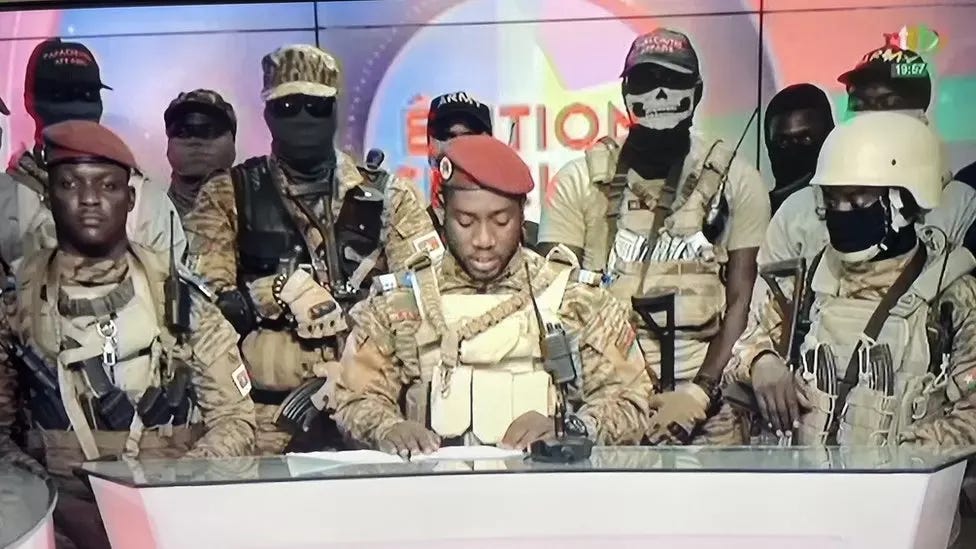 Burkina Faso: Coup leader Damiba removed...in another coup 8 months later Burkina Faso: Coup leader Damiba removed...in another coup 8 months later