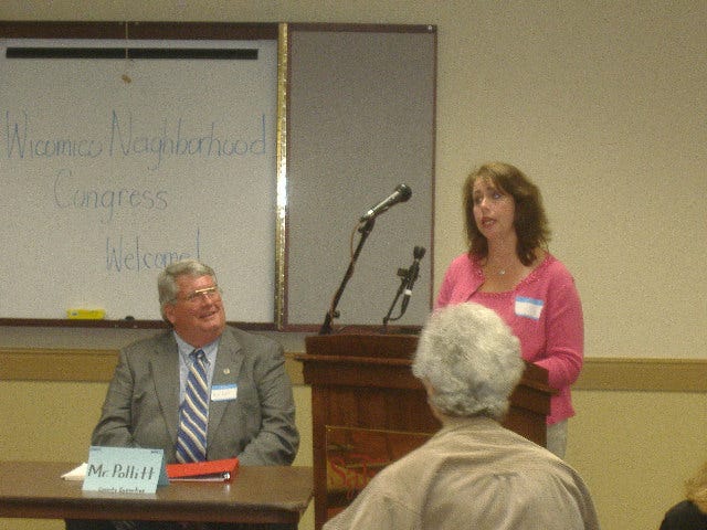 Susan Carey spoke on behalf of the Johnson's Lake neighborhood and about problems it faces. Susan Carey spoke on behalf of the Johnson's Lake neighborhood and about problems it faces.