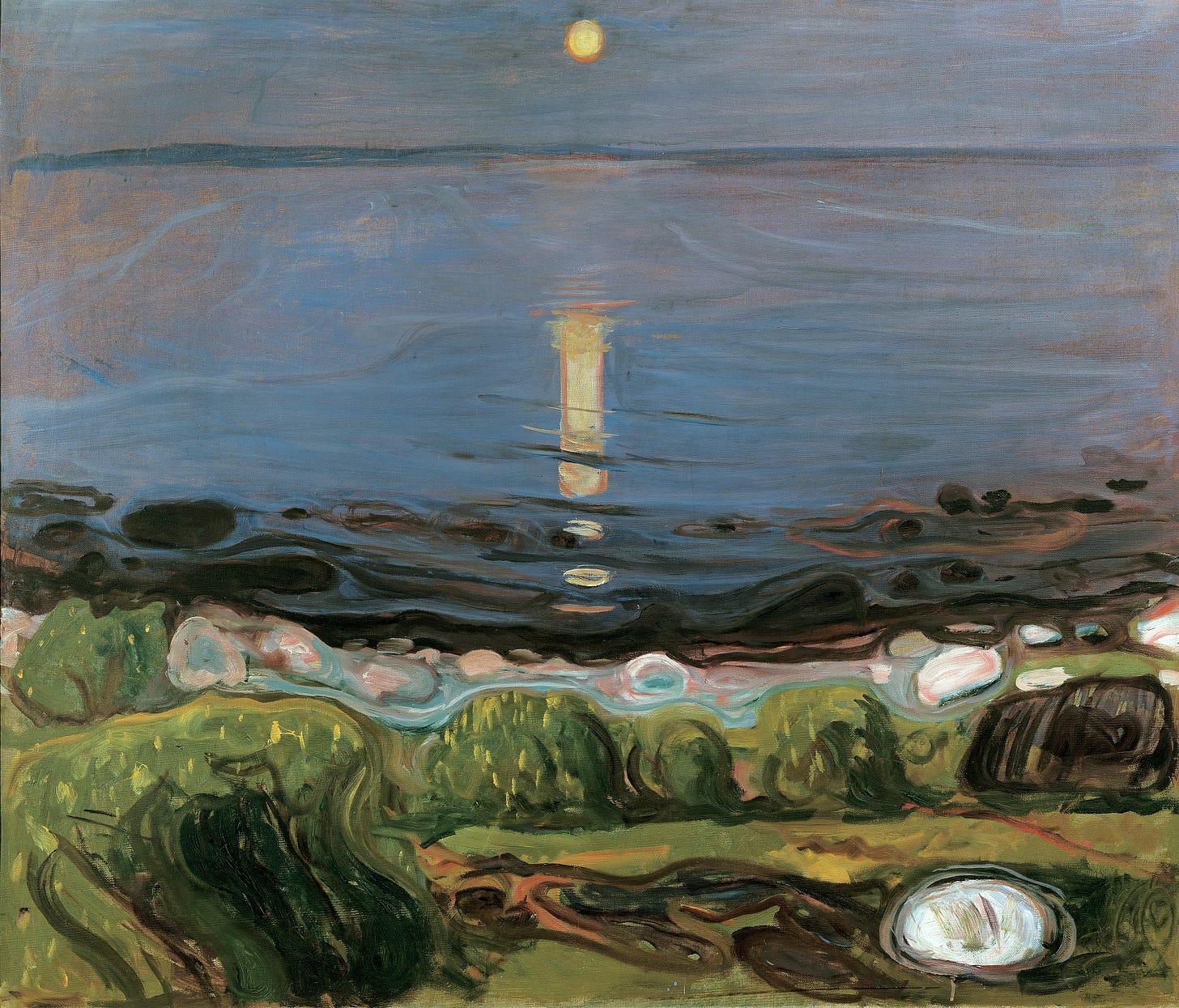 File:Edvard Munch - Summer night by the beach (1902-03).jpg - Wikimedia  Commons