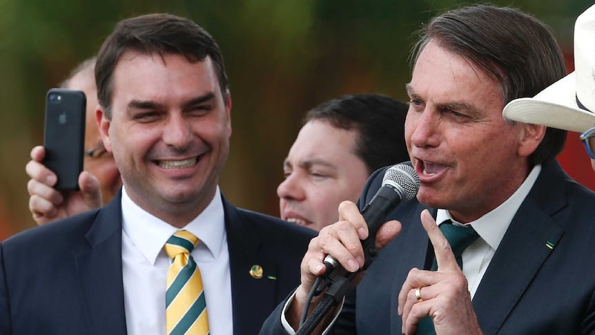 Brazil President Jair Bolsonaro's senator son Flávio charged with  laundering money - ABC News