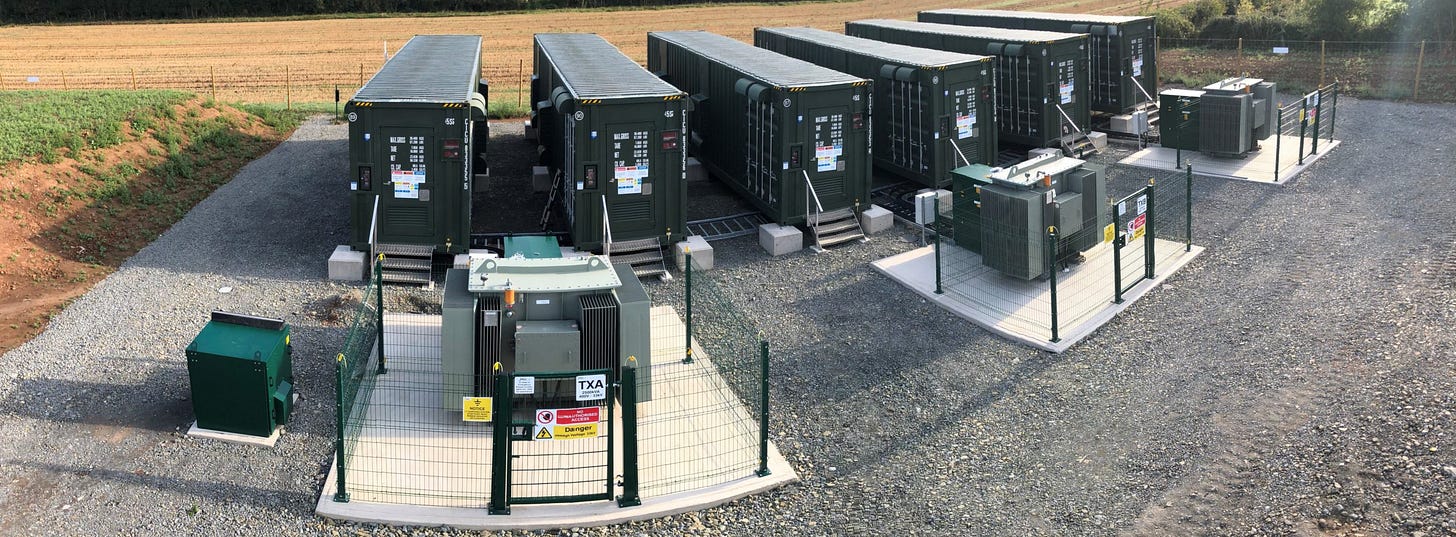 battery storage facility