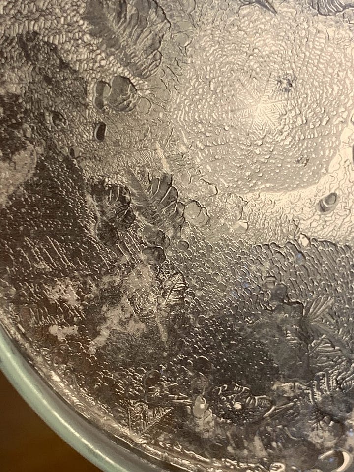 geometric ice patterns