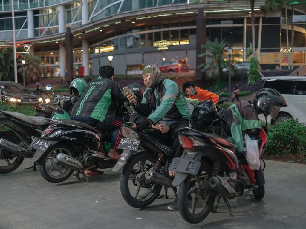 Grab Delivery Rider in Southeast Asia