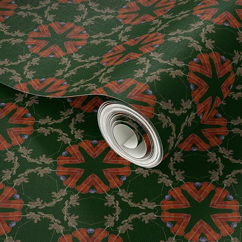Starhan Garden Seamless Patterns on Spoonflower