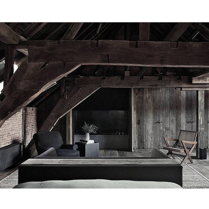 Interiors with Restrained Material Palettes