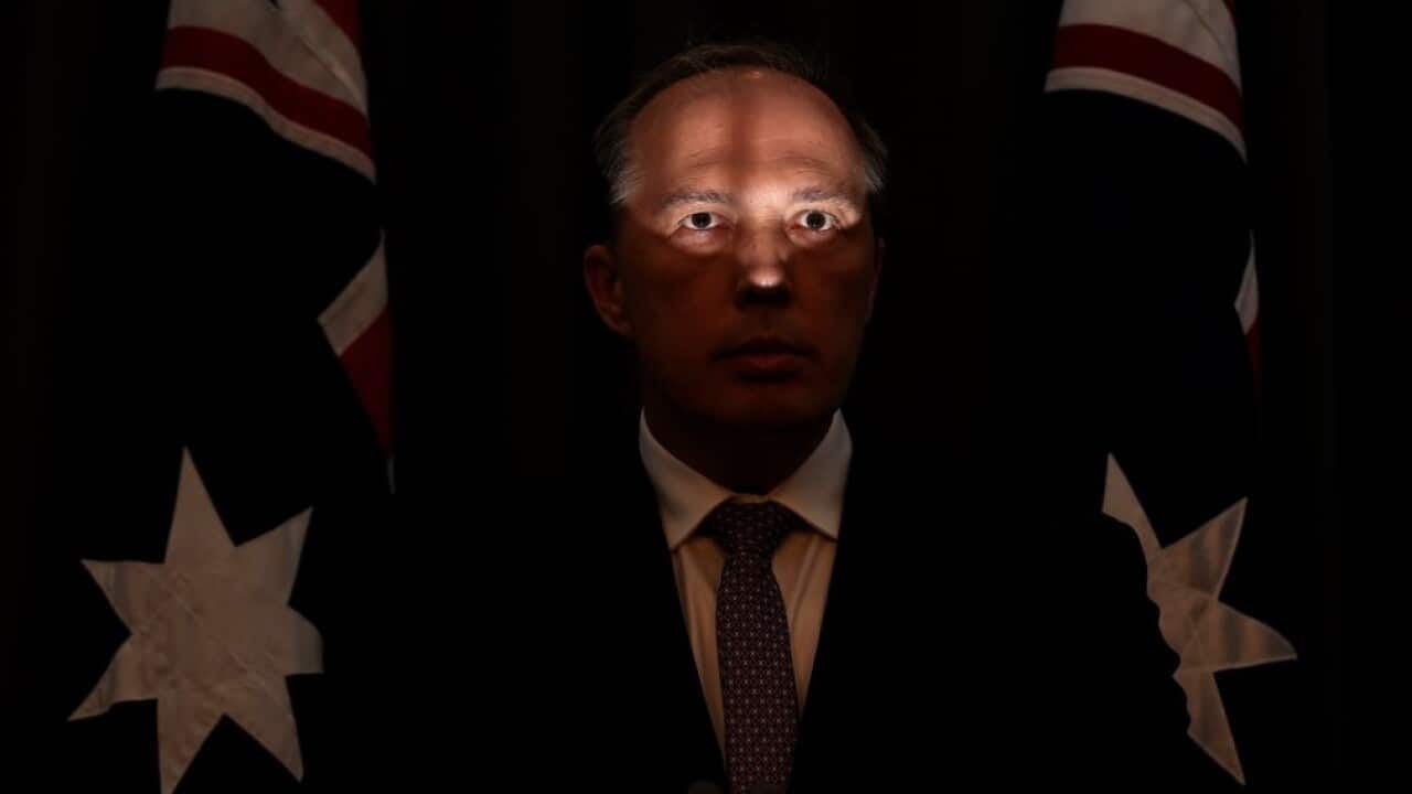 The photo snapped, and Tweeted by Fairfax Media's political reporter Stephanie Peatling 
