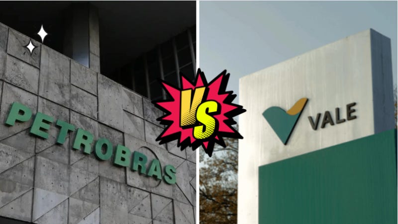 Petrobras (PETR4) ou Vale (VALE3): qual é a melhor ação para ter renda passiva?