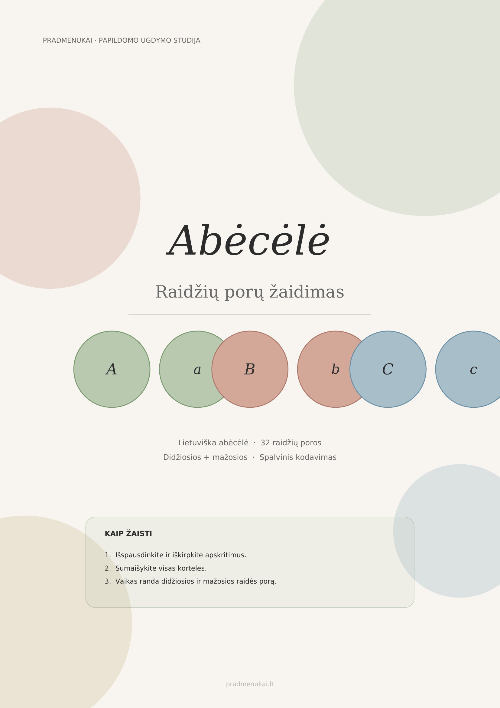 Praktinis užsiėmimas  - Abėcėlė