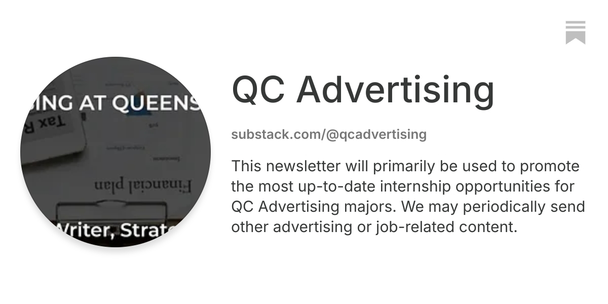 QC Advertising | Substack