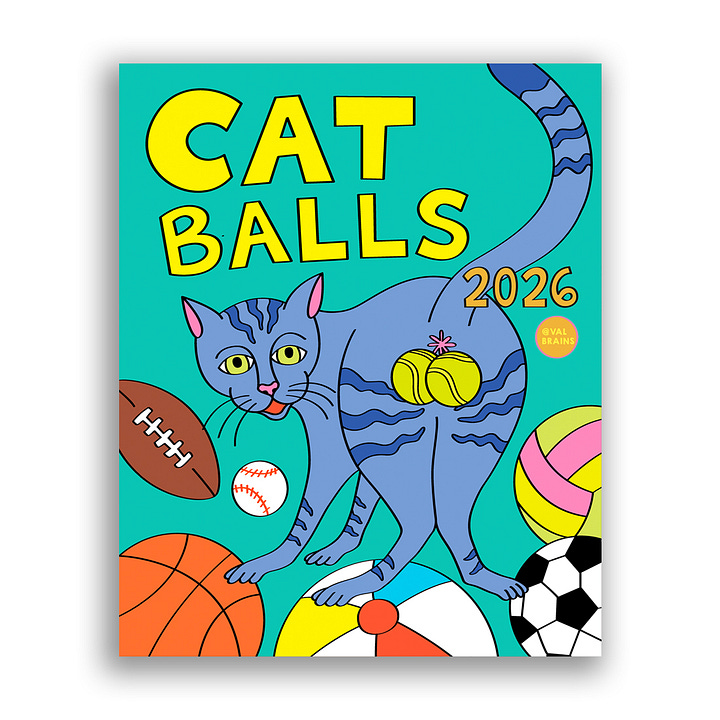 Pin the Butt on the Cat and Cat Balls, by Val Brains