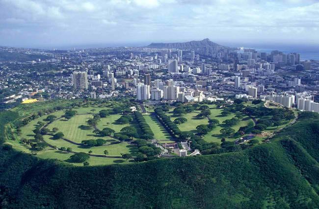 Punchbowl Crater, Honolulu - Home to the National Memorial Cemetery of the Pacific | Only In Hawaii Punchbowl Crater, Honolulu - Home to the National Memorial Cemetery of the Pacific | Only In Hawaii