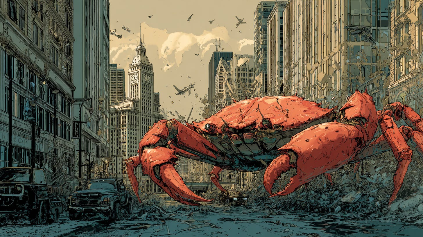 The Giant, Bioengineered Crab Bias Theory of AI Optimism