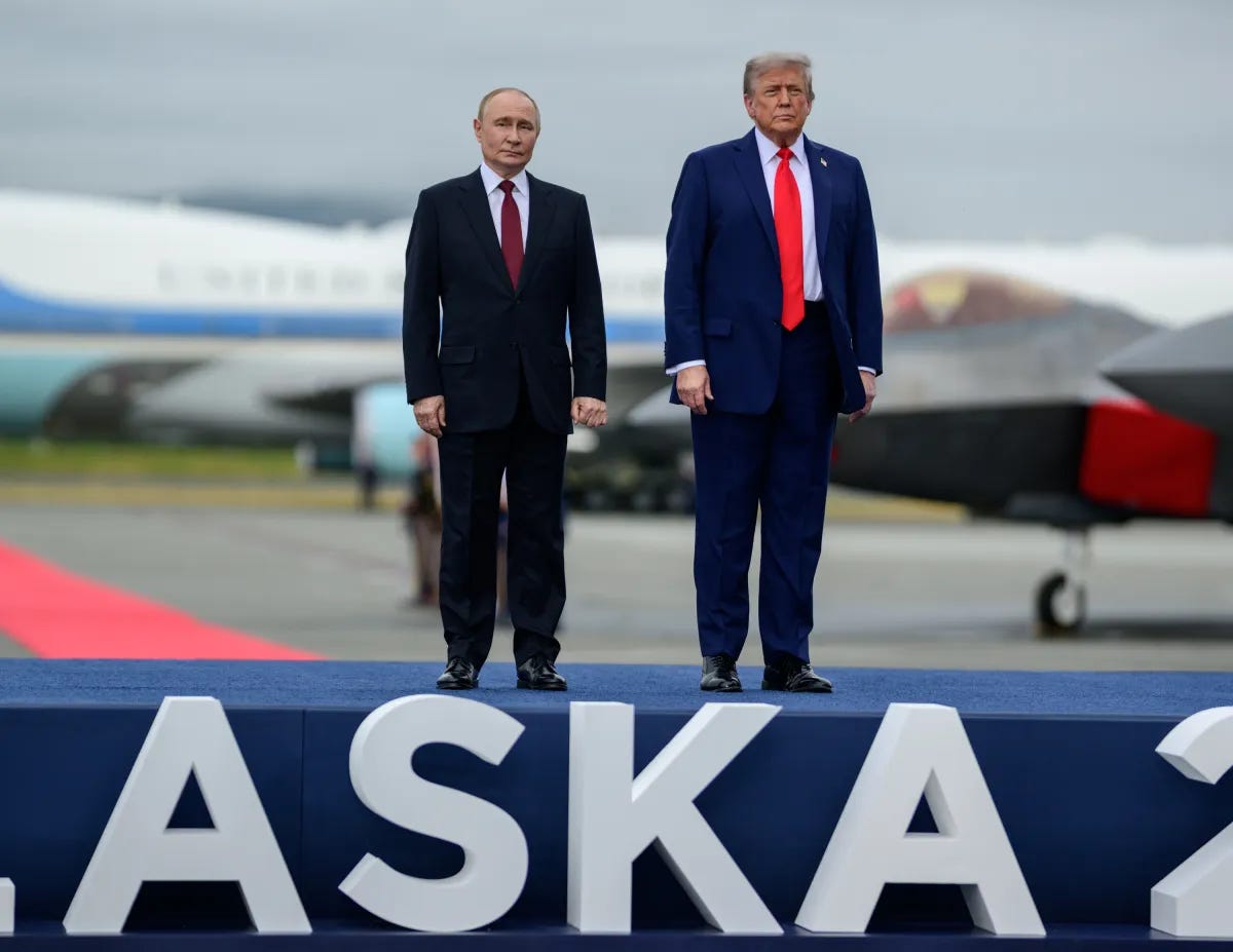 Official White House photo of Trump with Putin in Alaska, August 15, 2025 (whitehouse.gov).