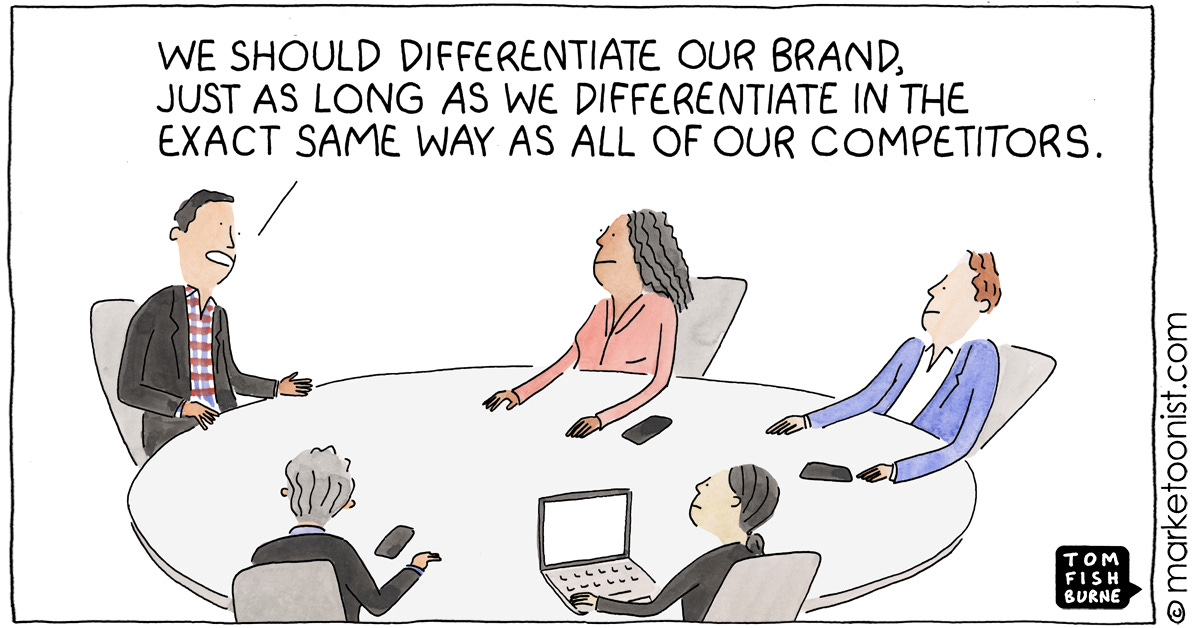Sea of Sameness cartoon